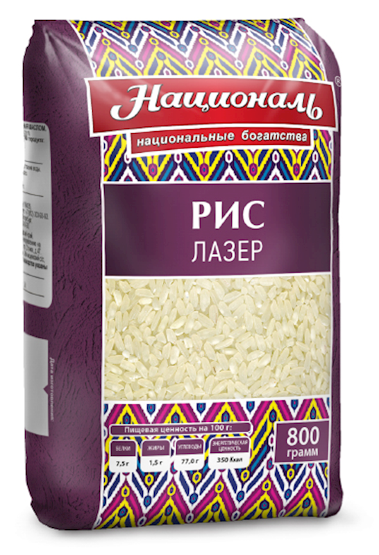 Natsional Angstrem Rice Lazer, Kosher 800g/12pack