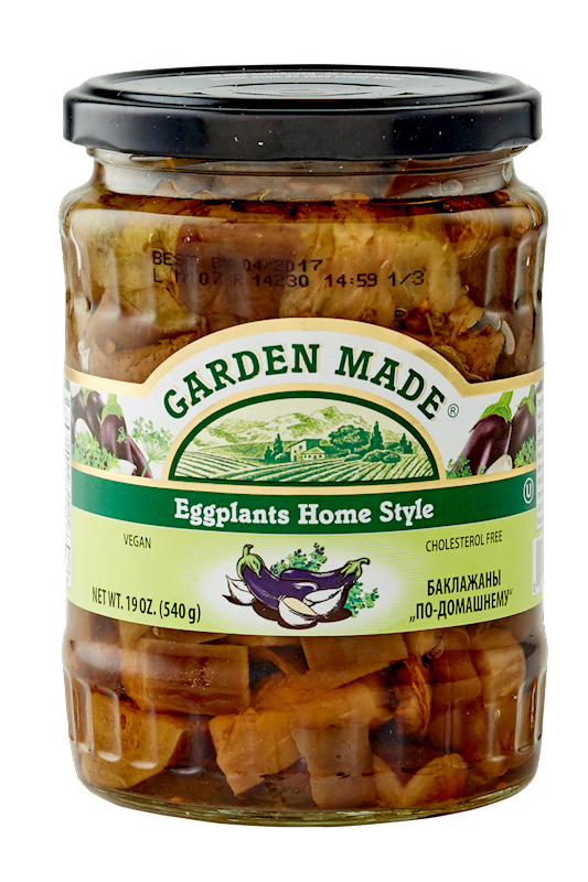 Garden Made Eggplants, Home Style 540g/12pack