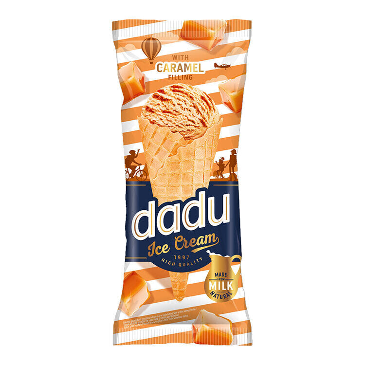 DADU Caramel Ice Cream with Caramel Filling 200g/24pack