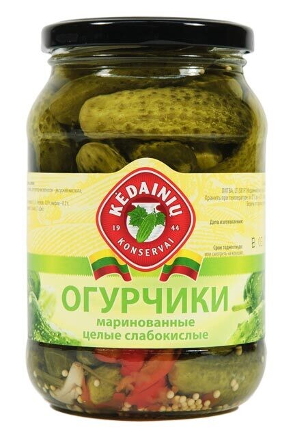 KEDAINIU Whole Pickled Mini Cucumbers In Brine 480g/10pack