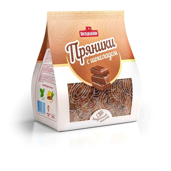 Posidelkino Gingerbread, Mini Chocolate Flavored 300g/15pack