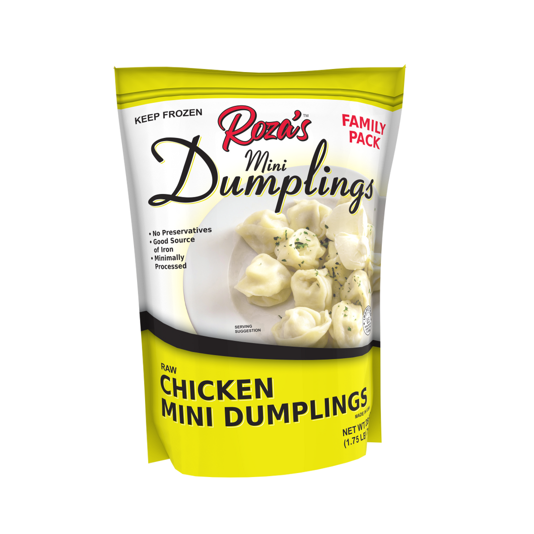 ROZA'S Mini Chicken Dumplings 1.75lb/12pack