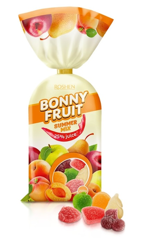 Roshen Marmelade Bonny Fruit Summer Mix 200g/18pack