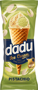 DADU Pistachio Ice Cream with Waffle Crisps 150ml/24pack