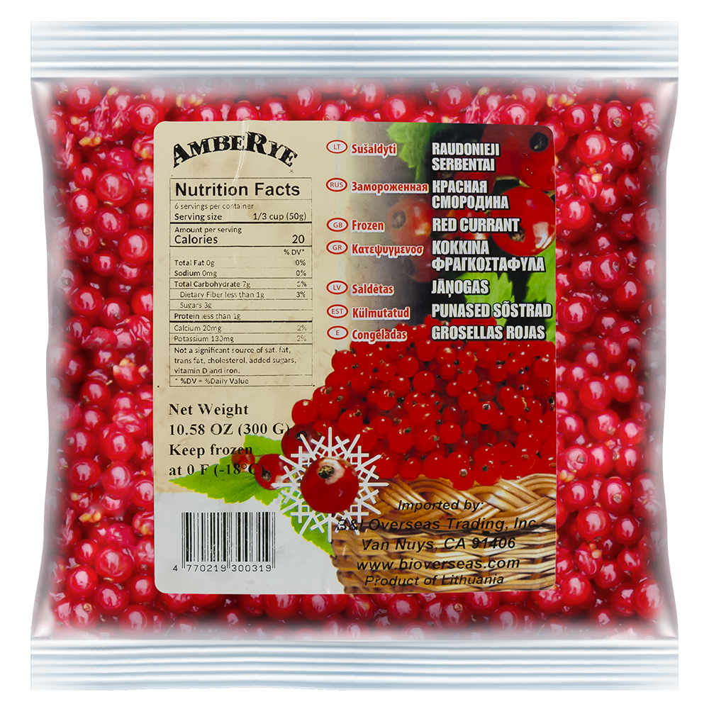 AmbeRye Red Currants 300g/10pack