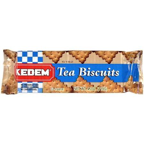 Kedem Cookies, Tea Biscuits Plain 119g/24pack
