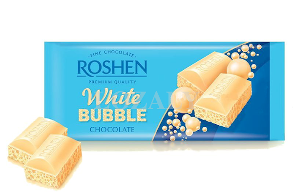 Roshen White Chocolate Bar Aerated 80g/20pack