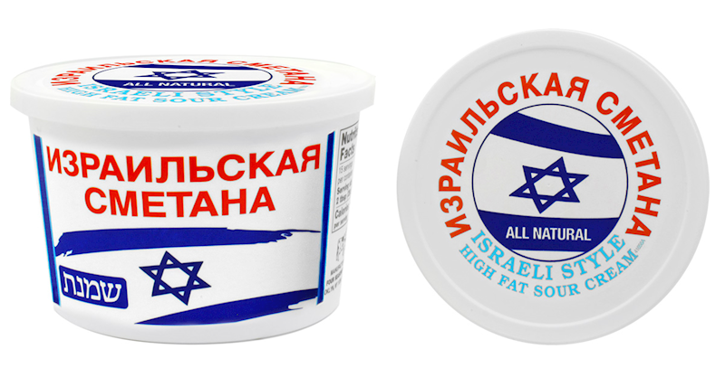 Sour Cream, Israeli Style  425g/12pack