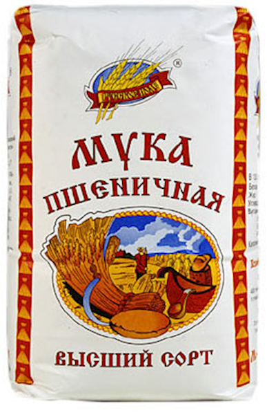 RUSSKOE POLE Wheat Flour 1000g/10pack