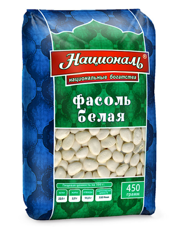 Natsional Angstrem Beans, White 450g/6pack