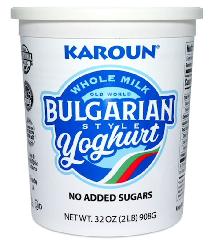 Karoun Dairies Yogurt Bulgarian Style, Whole Milk No Sugar Added  908g/6pack