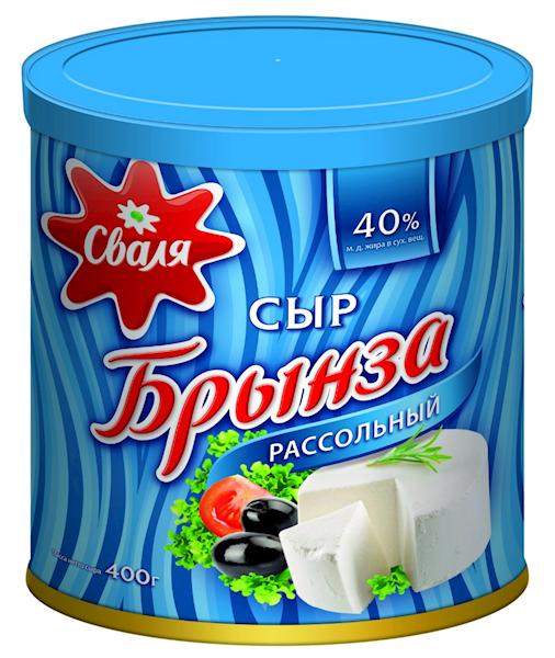 Svalia Feta Cheese 40%, In Brine 400g/6pack