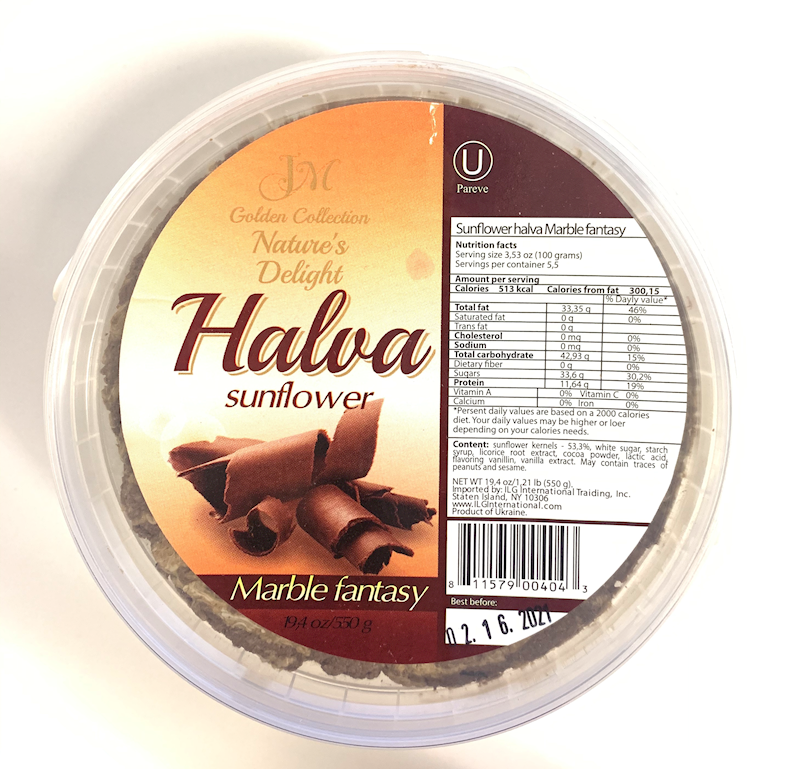 Golden Collection Halva Sunflower, Marble Fantasy 550g/8pack