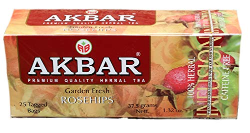 AKBAR Rosehips Herbal Tea 25bag/24pack