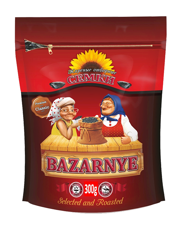 Bazarnye Sunflower Seeds, Roasted 300g/18pack