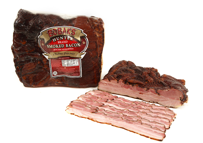 BOBAK'S Double Smoked Hunter Bacon  ~5lbs