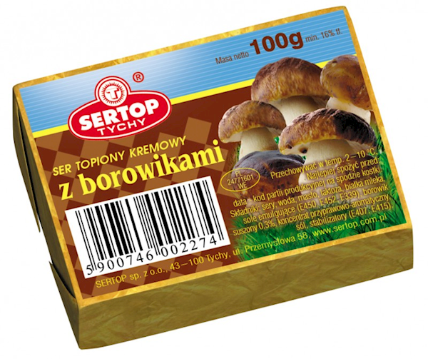 Sertop Melted Cheese W/Boroviki 100g/10pack