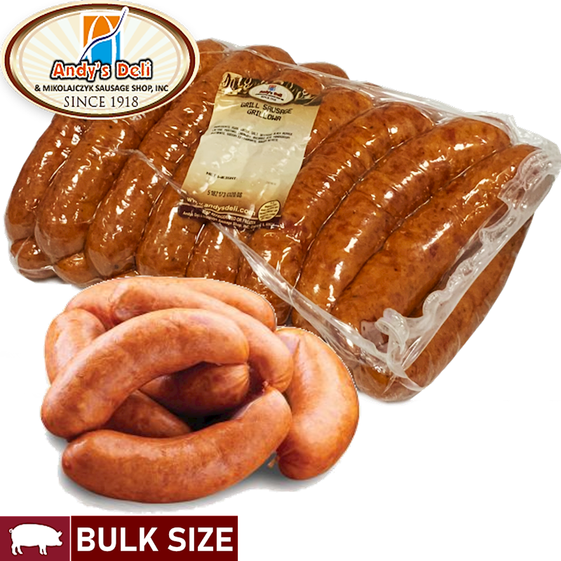 ANDY'S DELI Garlicja Grill Sausage / Kielbasa Grilowa ~4.5lbs