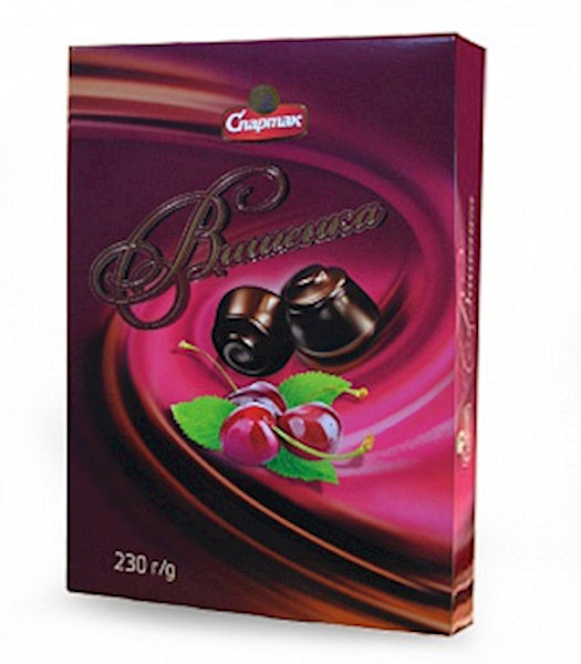 Spartak Candy Boxed Vishenka In Chocolate 230g/8pack