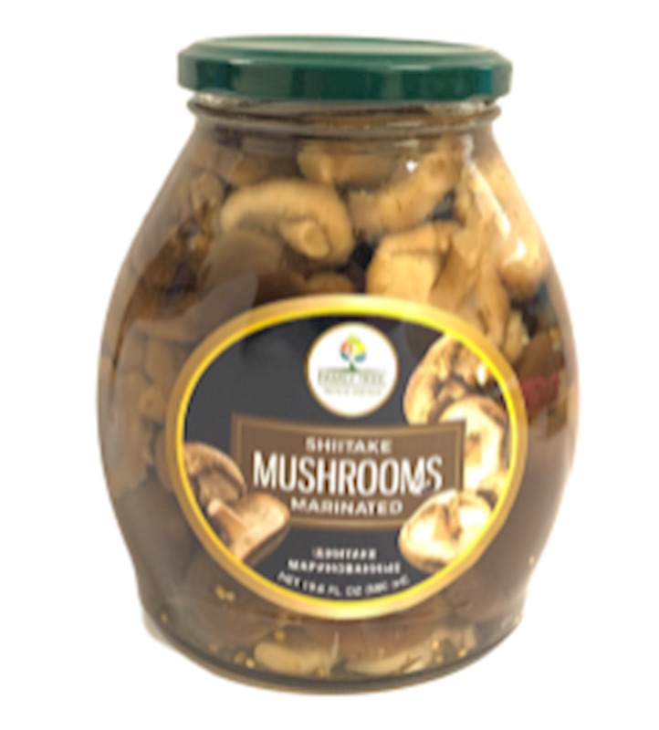 Family Tree Mushrooms Shiitake, Marinated 580ml/12pack