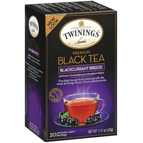 Tea Twining'S, Black, W/ Blackcurrant  40g/6pack