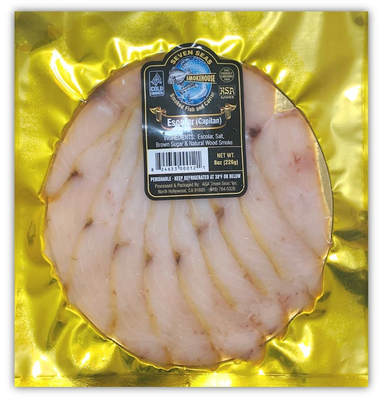 Seven Seas Smokehouse Escolar, Cold Smoked 8oz/2pack