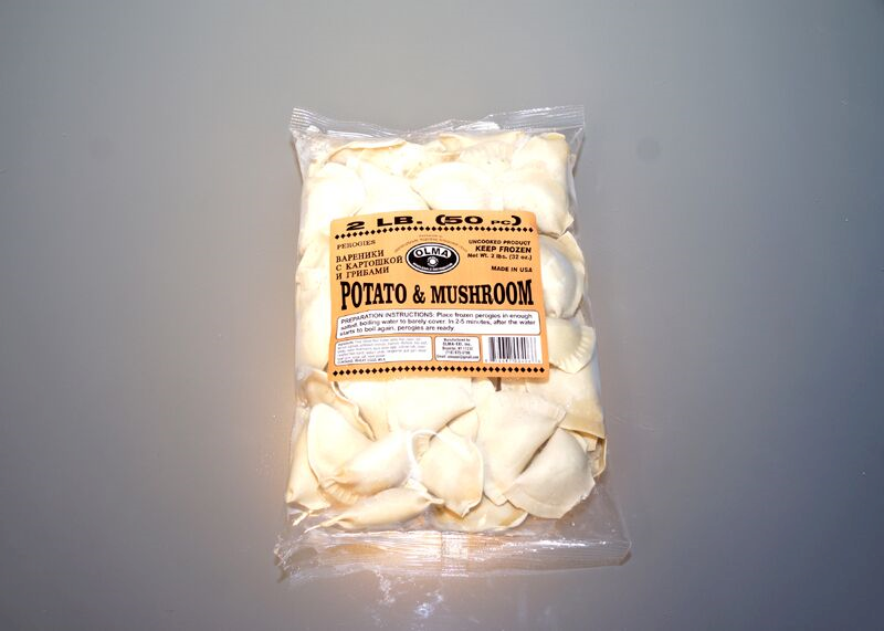 Vareniki W/Potato & Mushrooms 2lbs/12pack
