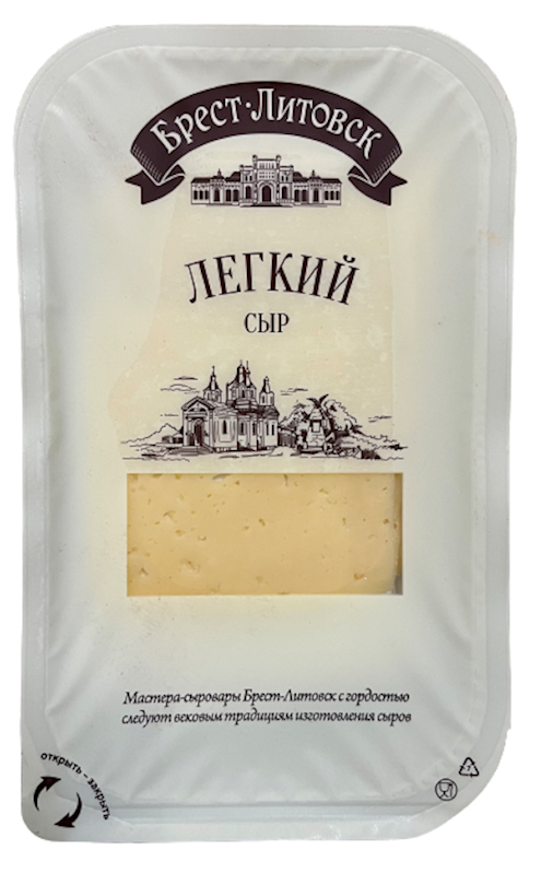 Brest Litovsk Cheese Light 35%, Sliced 150g/8pack