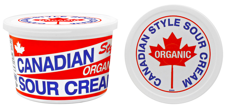 Four Seasons Sour Cream Canadian Style, Organic 425g/12pack