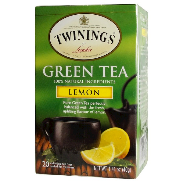 Tea Twining'S, Green, W/ Lemon  40g/6pack