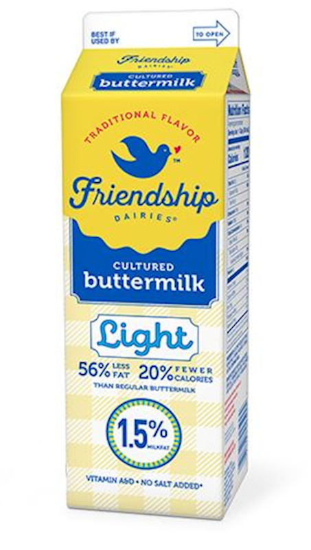 Friendship Buttermilk, Light 1.5% 907g/12pack