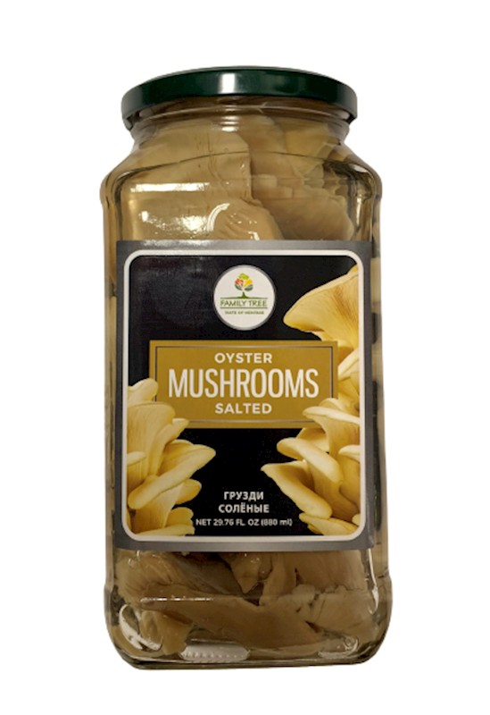 Family Tree Mushrooms Oyster, Salted 880ml/12pack