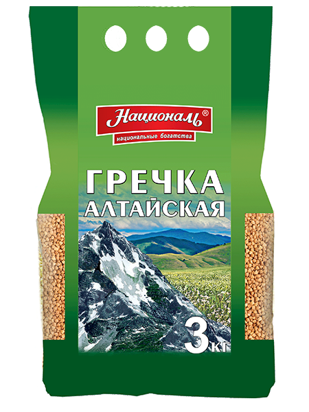 Natsional Angstrem Buckwheat, Altayskaya 3000g/4pack