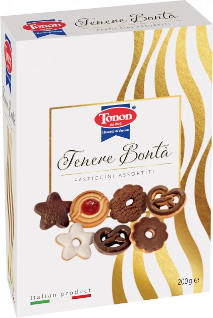 Tonon Assorted Biscuits, Tenere Bonta 200g/12pack