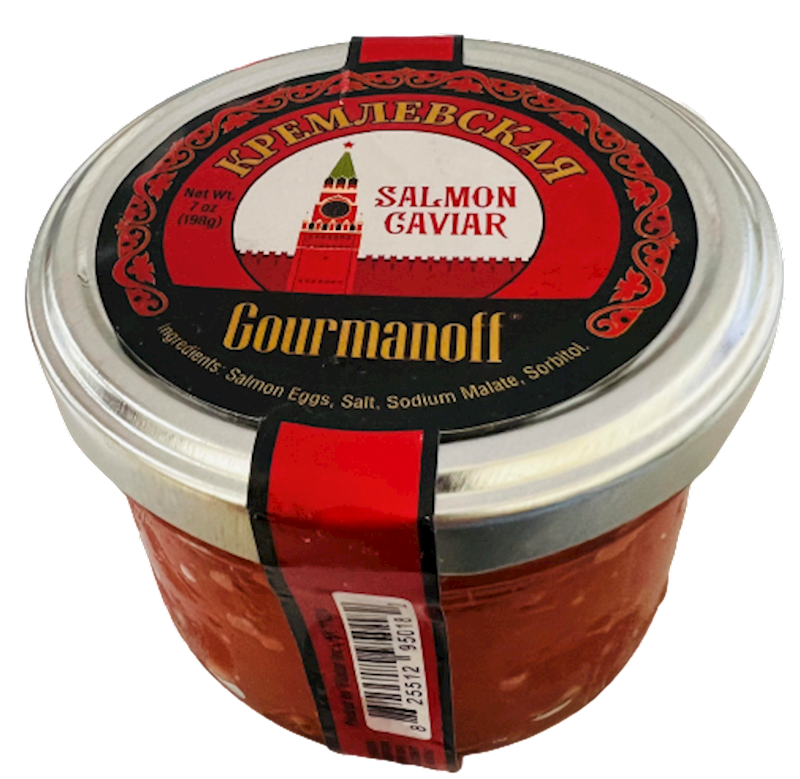 Gourmanoff Salmon Caviar, Kremlyovskaya 198g