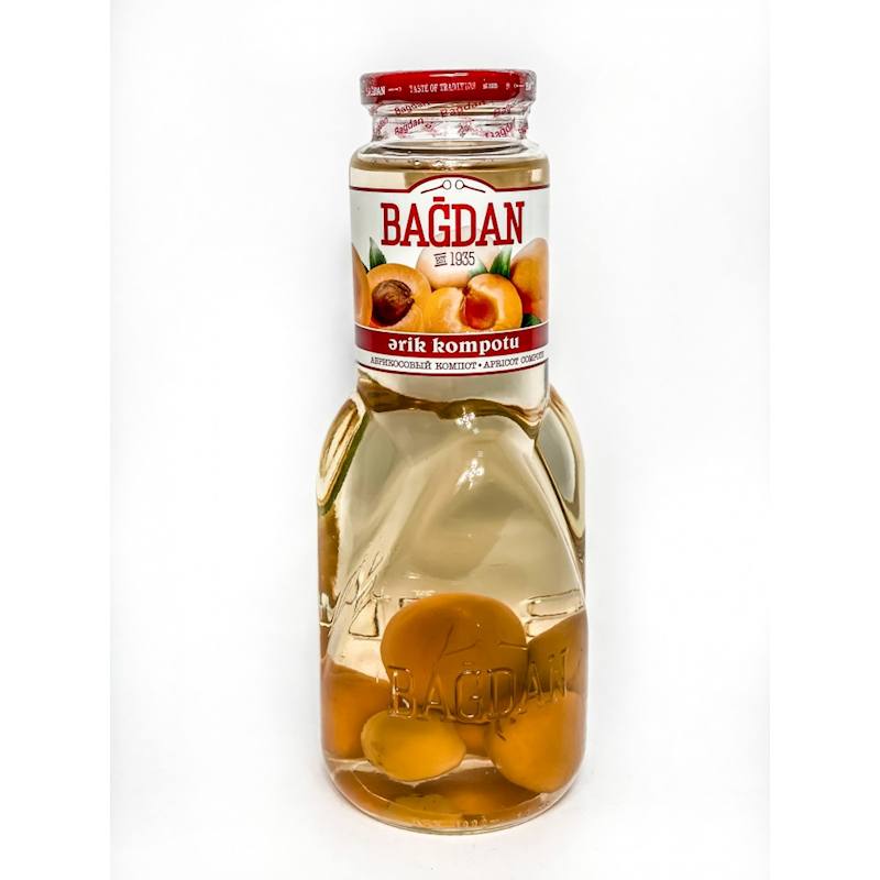 Bagdan Compote, Apricot 1000ml/8pack