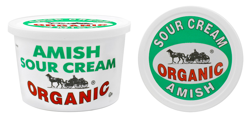 Four Seasons Sour Cream Amish, Organic 425g/12pack