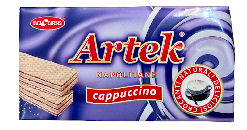 Waffles Artek, W/ Capuccino  160g/26pack