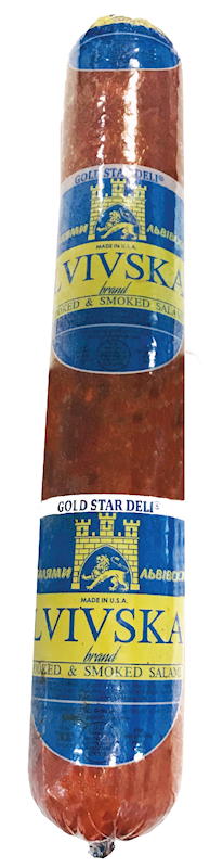 Gold Star Deli Salami, Lvivska Long ~1.5lbs/2pack