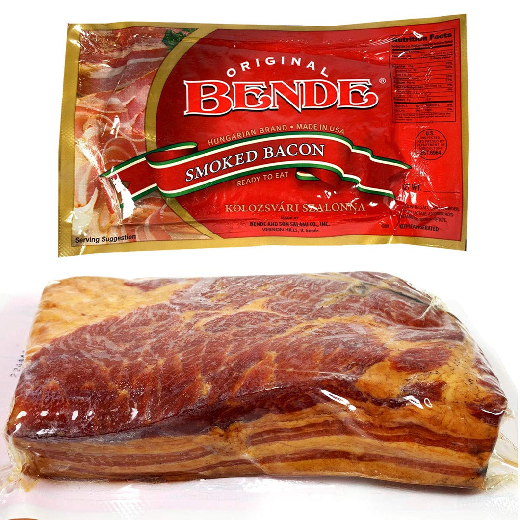 Bende Bacon Smoked, Kolozsvari ~0.8lb/2pack