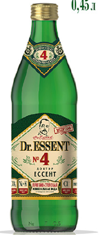 Mineral Water Dr.Essent #4, Glass Bottle  0.5L/20pack