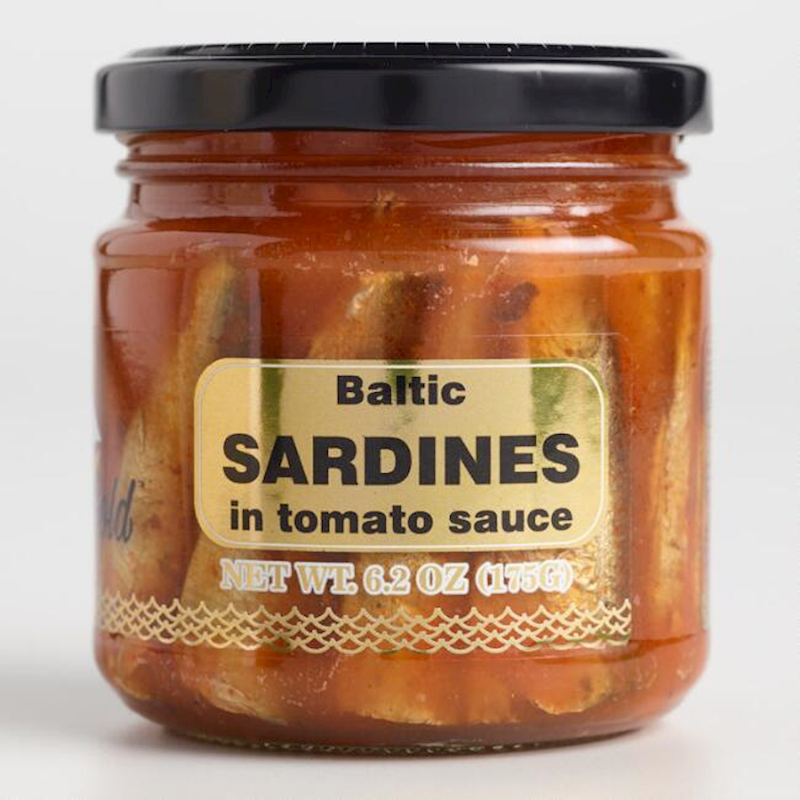 BALTIC GOLD Sardines In Tomato Sauce 175g/12pack