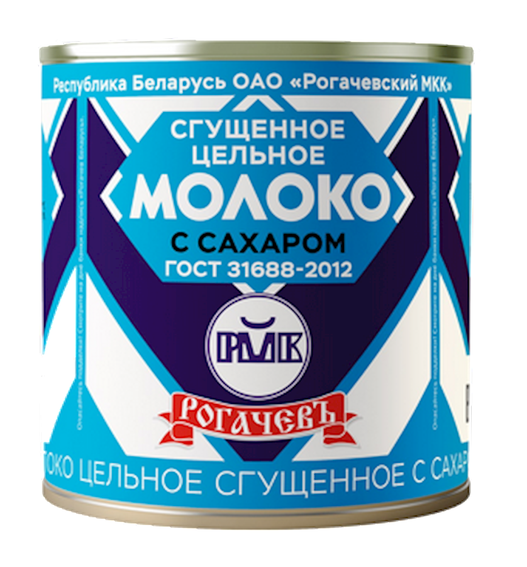 ROGACHEV Condensed Milk with Sugar 380g/30pack