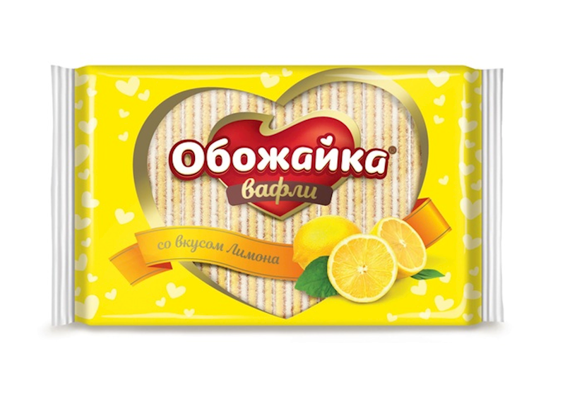 Obozhayka Waffles, W/Lemon Flavor 225g/20pack