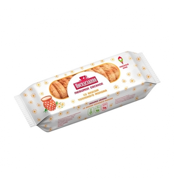 Posidelkino Cookies, Oatmeal W/Baked Milk 310g/15pack