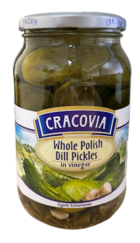 Pickles Whole Polish, W/ Dill  860g/12pack