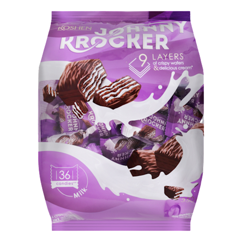 Roshen Wafers W/Milk Cream Filling 350g/10pack