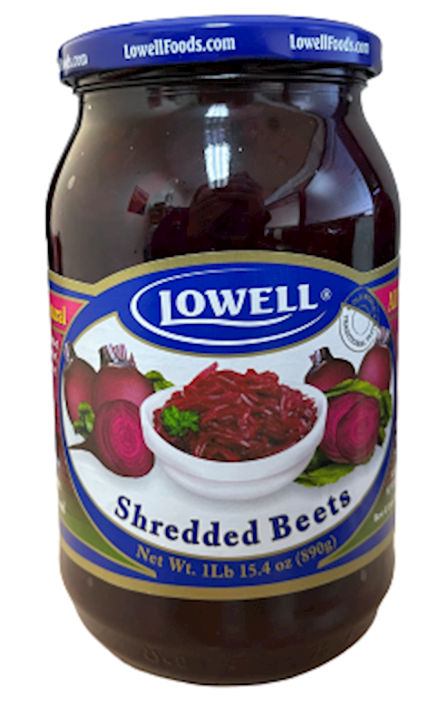 LOWELL Shredded Beets 890g/12pack