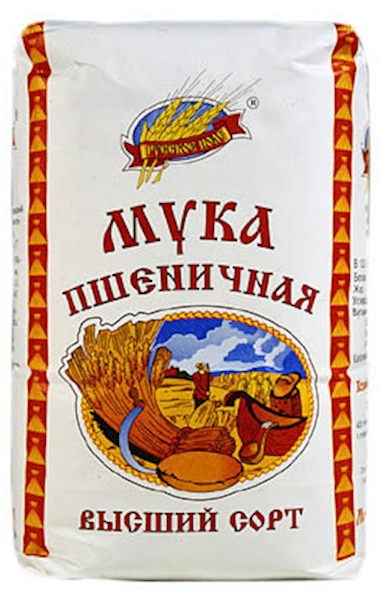 Russkoe Pole Wheat Flour 2000g/6pack