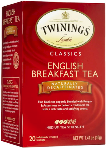 Tea Twining'S, English Breakfast, Decaf  30g/6pack
